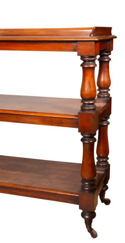 Late Regency Mahogany Trolley