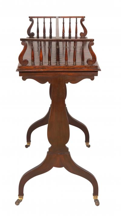 Late Regency Rosewood Bookstand