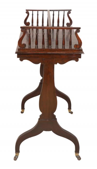 Late Regency Rosewood Bookstand
