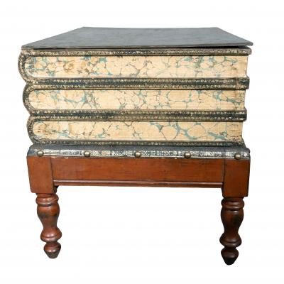 Late Victorian Book Form Low Table