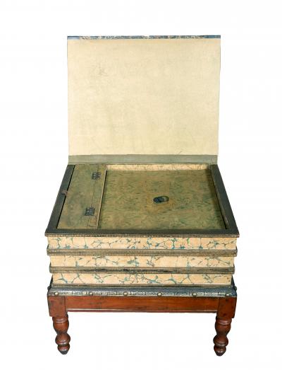 Late Victorian Book Form Low Table