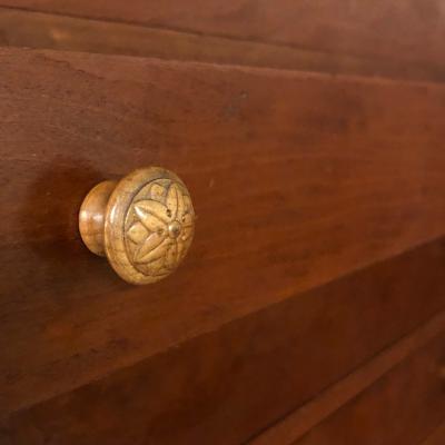 Late Victorian Walnut Armoire Wardrobe