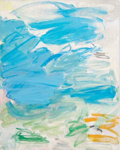 Laura Basterra Sanz Untitled summer breeze Abstract painting 2022