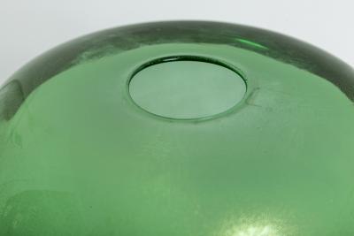 Laura Diaz de Santillana Italian Emerald and Gold Sommerso Vessel 1980 s