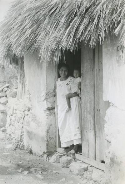 Laura Gilpin Mayan with Child Yucatan
