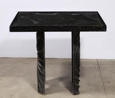 Laura Johnson Drake Rare Sculpted Aluminum Table