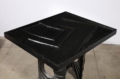 Laura Johnson Drake Rare Sculpted Aluminum Table