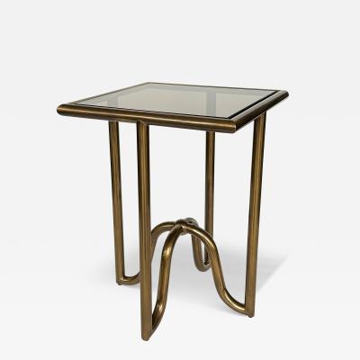 Laura Kirar Laura Kirar Bronze Lien Tray Side Table for Baker