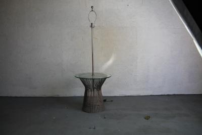 Laurel floor lamp in the style of Warren Platner