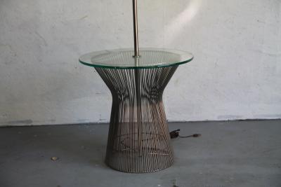 Laurel floor lamp in the style of Warren Platner
