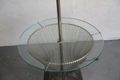 Laurel floor lamp in the style of Warren Platner