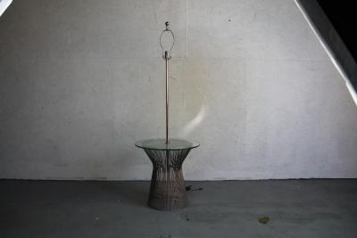 Laurel floor lamp in the style of Warren Platner