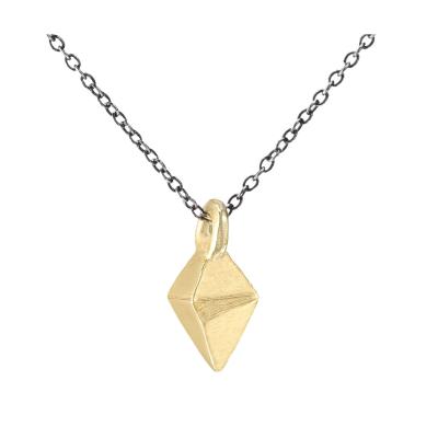 Lauren Wolf Lauren Wolf Gold Faceted Kite Drop Necklace