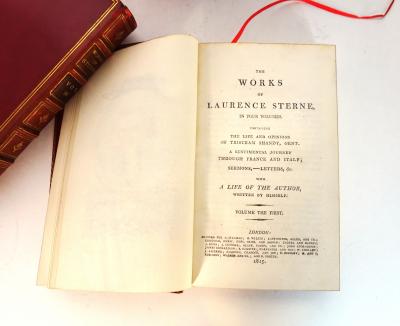 Laurence Sterne The Works of Laurence Sterne in Four Volumes