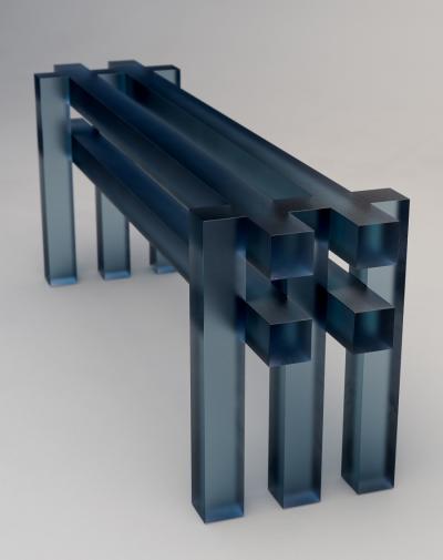 Laurids Gall e Traslucid bench