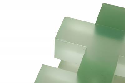 Laurids Gallee Austrian Contemporary Green Resin Console Table