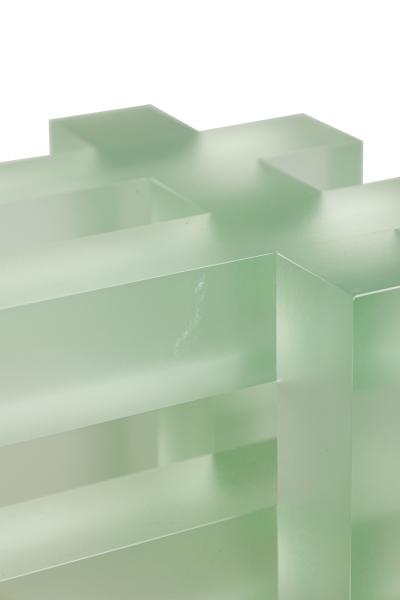 Laurids Gallee Austrian Contemporary Green Resin Console Table