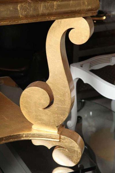 Lavish Gold Leafed Decorator Table