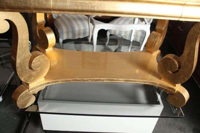 Lavish Gold Leafed Decorator Table