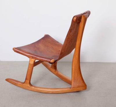 Lawrence B Hunter Lawrence Hunter Studio Rocking Chair USA circa 1965