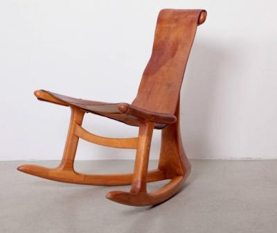 Lawrence B Hunter Lawrence Hunter Studio Rocking Chair USA circa 1965