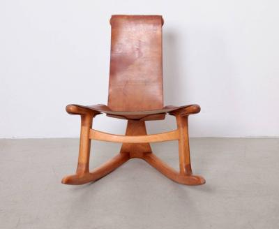 Lawrence B Hunter Lawrence Hunter Studio Rocking Chair USA circa 1965