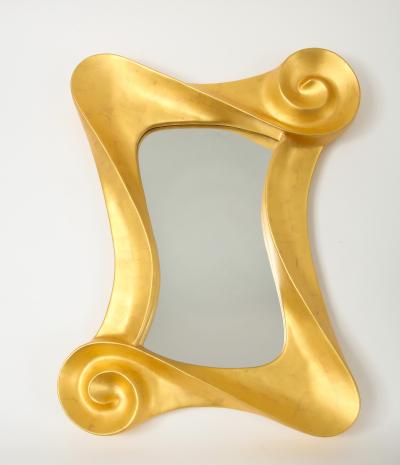 Lawrence De Martino Sonata in Gold 24 Karat Gold Leaf Mirror