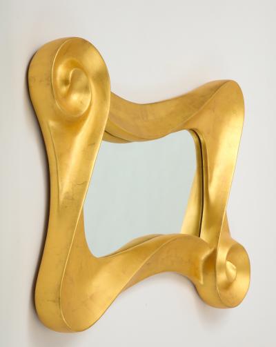 Lawrence De Martino Sonata in Gold 24 Karat Gold Leaf Mirror