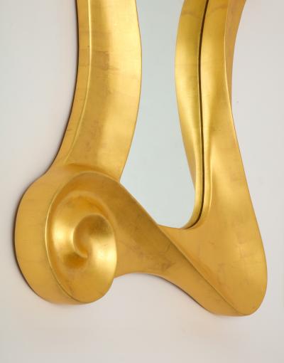 Lawrence De Martino Sonata in Gold 24 Karat Gold Leaf Mirror
