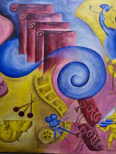 Lawrence H Sin painting Arts of the Cinema