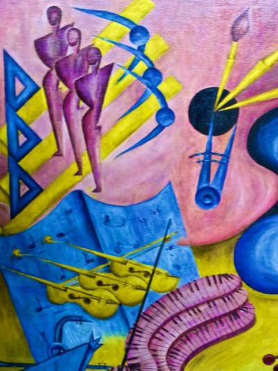 Lawrence H Sin painting Arts of the Cinema