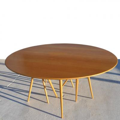 Lawrence Laske Round Toothpick Cactus Table by Lawrence Laske for Knoll