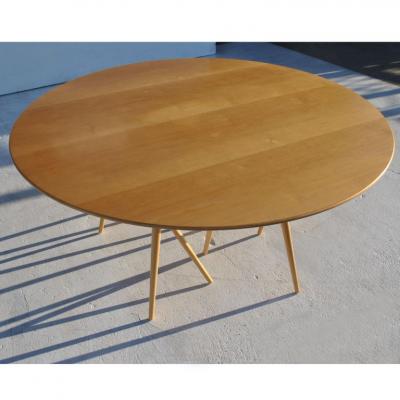 Lawrence Laske Round Toothpick Cactus Table by Lawrence Laske for Knoll