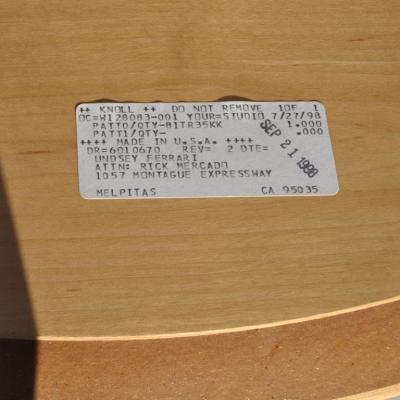 Lawrence Laske Round Toothpick Cactus Table by Lawrence Laske for Knoll
