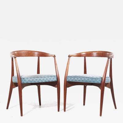 Lawrence Peabody Lawrence Peabody Mid Century Armchairs Pair