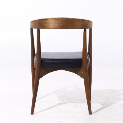 Lawrence Peabody Lawrence Peabody Mid Century Walnut Dining Chairs Set of 6