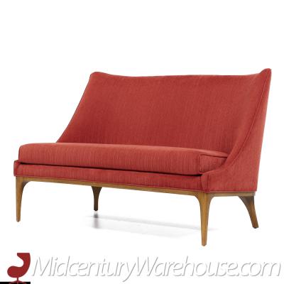 Lawrence Peabody Lawrence Peabody for Richardson Nemschoff Mid Century Walnut Settee