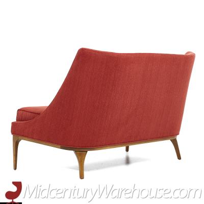 Lawrence Peabody Lawrence Peabody for Richardson Nemschoff Mid Century Walnut Settee