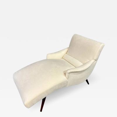 Lawrence Peabody Mid Century Modern Chaise Lounge Chair by Lawrence Peabody