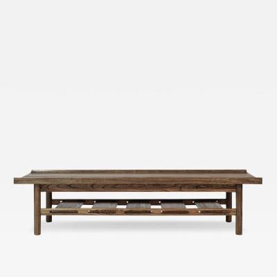 Lawrence Peabody Walnut Coffee Table by Lawrence Peabody for Nemschoff C 1950s