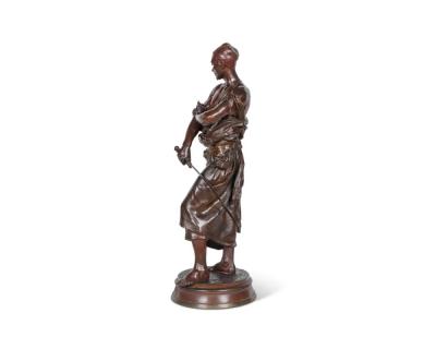 Le Garde Du Harem A Monumental Orientalist Bronze Sculpture by G Coudray