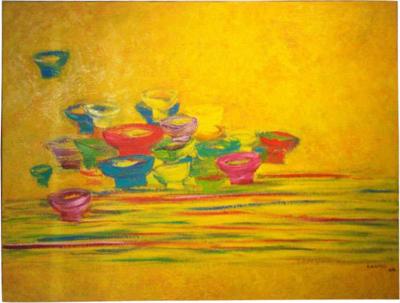 Le Thiet Cuong Le Thiet Cuong 1962 Vietnam Bowls and Chopsticks 