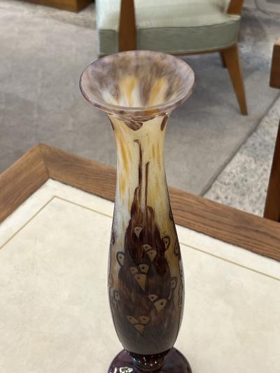 Le Verre Fran ais Art Deco vase