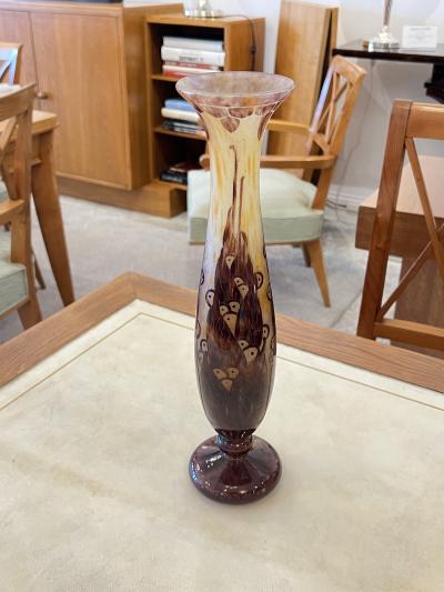 Le Verre Fran ais Art Deco vase