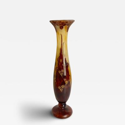 Le Verre Fran ais Art Deco vase