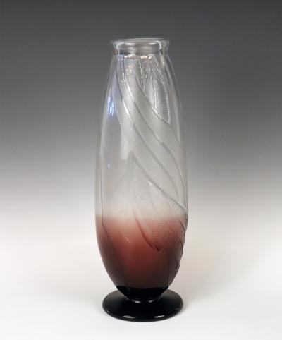 Le Verre Fran ais Dec Vase by Le Verre Francais