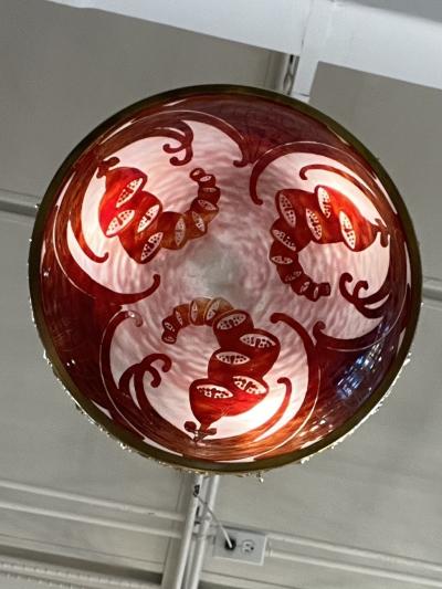 Le Verre Fran ais French Art Deco plafonnier by Le Verre Fran ais