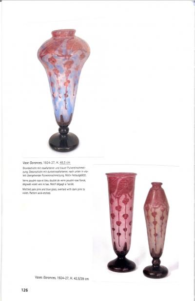 Le Verre Fran ais Garance Vase by Le Verre Francais