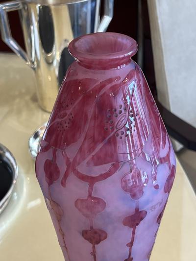 Le Verre Fran ais Garance Vase by Le Verre Francais