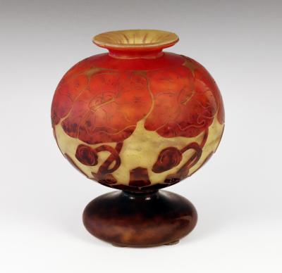 Le Verre Fran ais Pavots Vase by Le Verre Francais